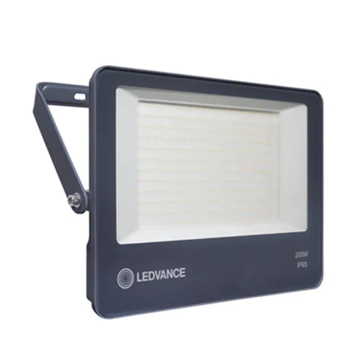 LEDVANCE LED Eco Flood Light 200W Daylight 6500K, Powerful Energy Saving Outdoor Floodlight With High Lumen Output and Durable Construction for Security and Sports Lighting